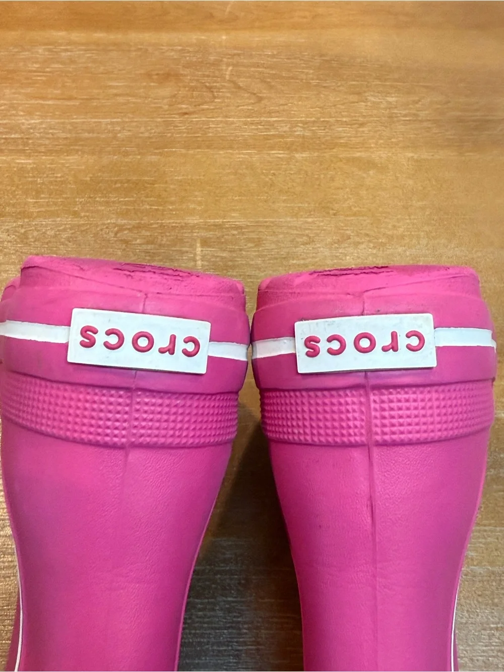 CROCS Kids Jaunt Shorty Rain Boots‎ Pink Size 2